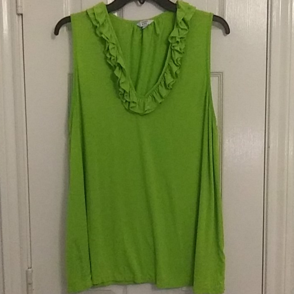 Lime Green Sleeveless Top